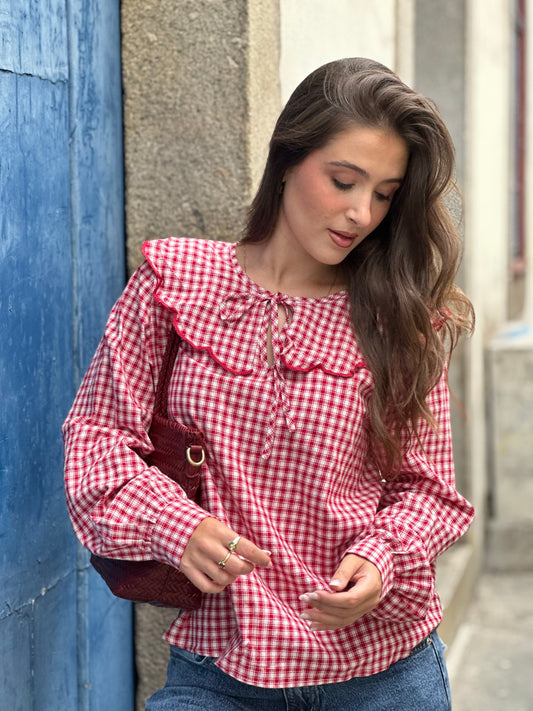 Blusa Padrão Vichy