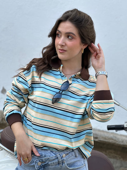 Camisola Estilo Polo