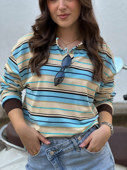 Camisola Estilo Polo