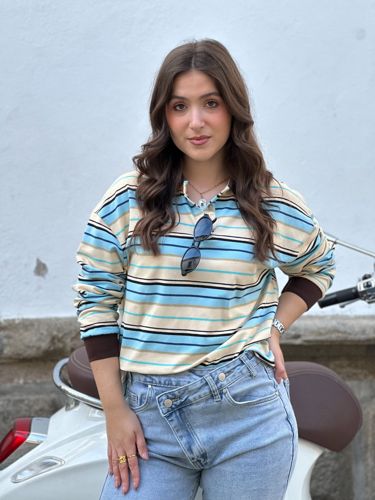Camisola Estilo Polo