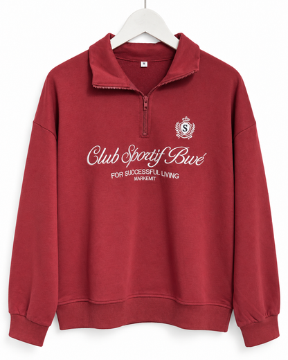 Sweatshirt com Fecho
