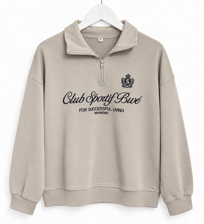 Sweatshirt com Fecho