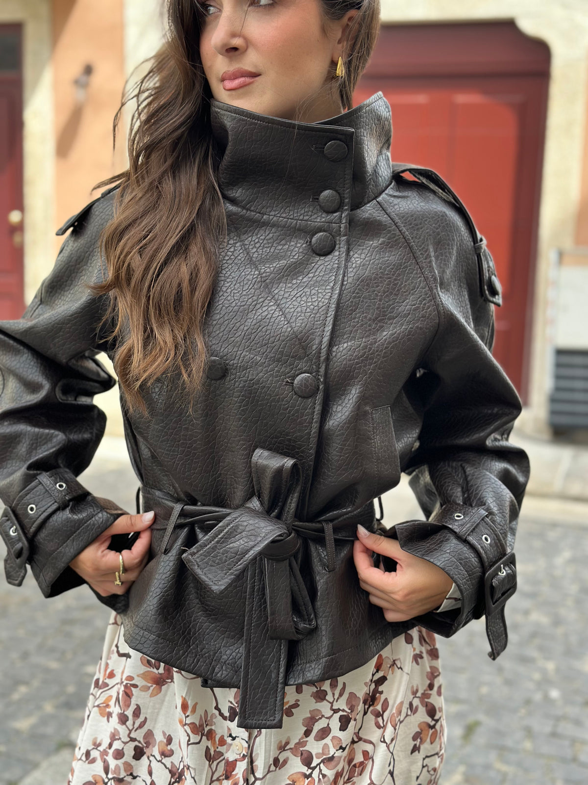 Blusão Trench Polipele