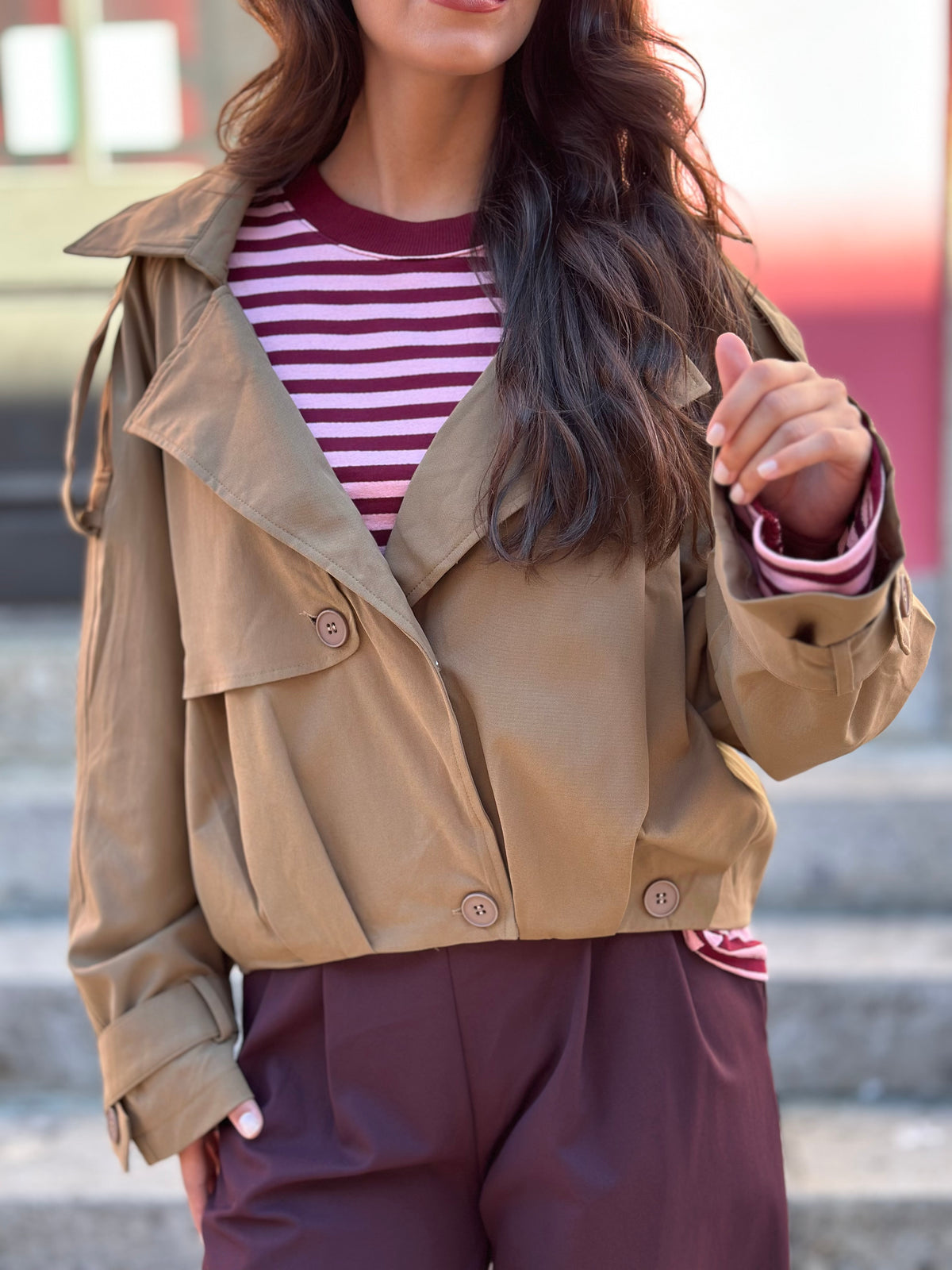 Trench curto