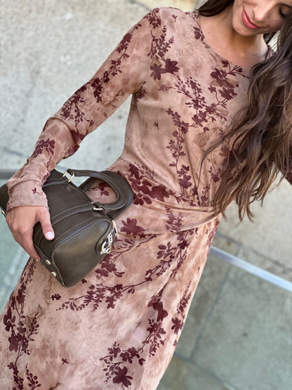 Vestido Efeito Cruzado