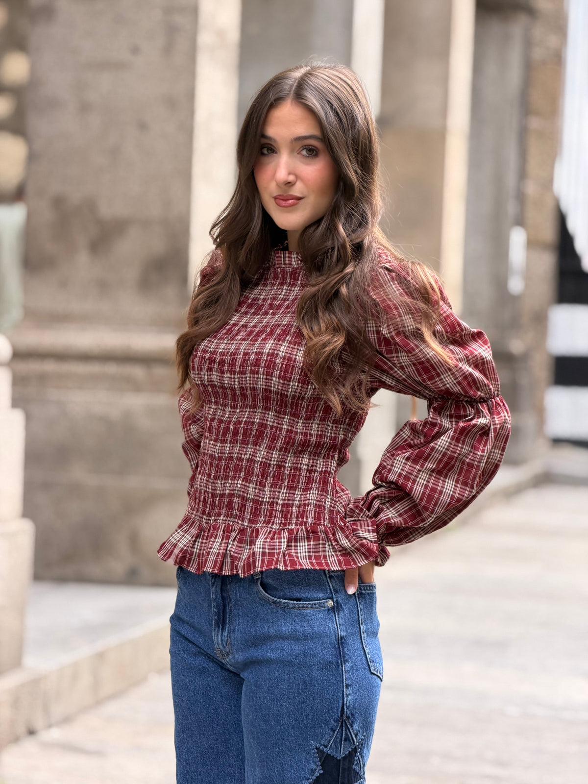 Blusa Xadrez