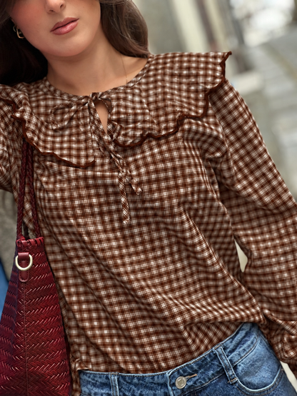 Blusa Padrão Vichy