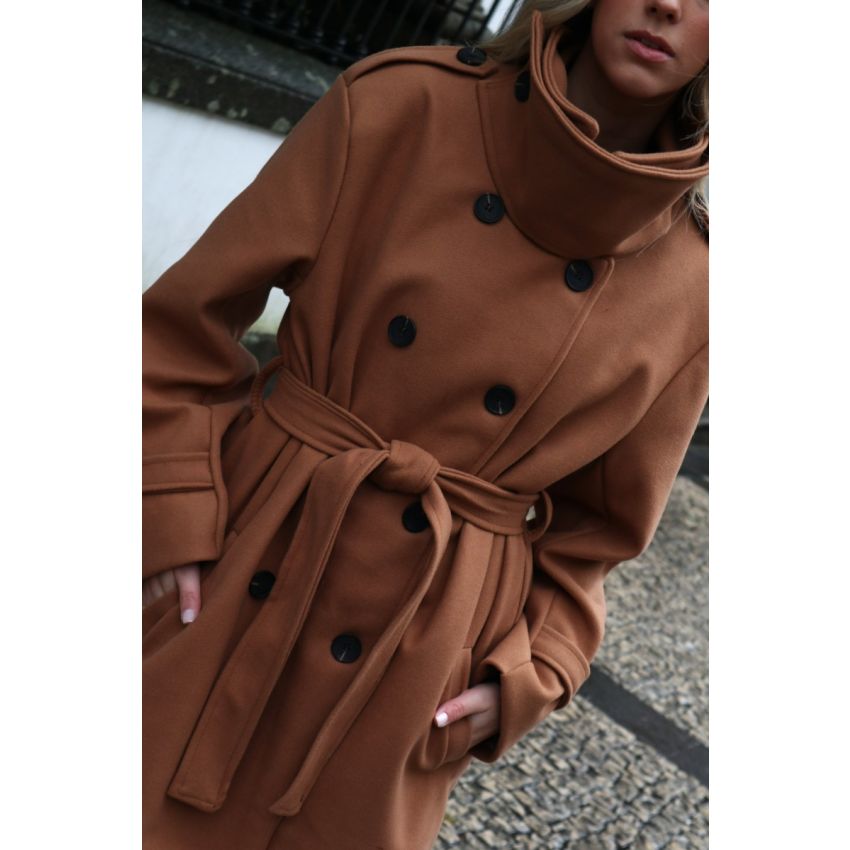 Casaco fazenda com gola removível