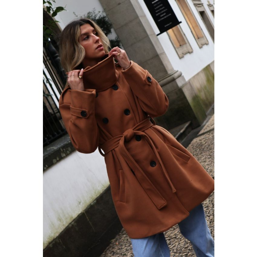 Casaco fazenda com gola removível