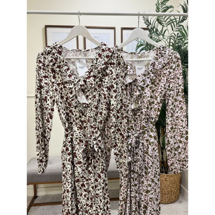 Vestido florido midi