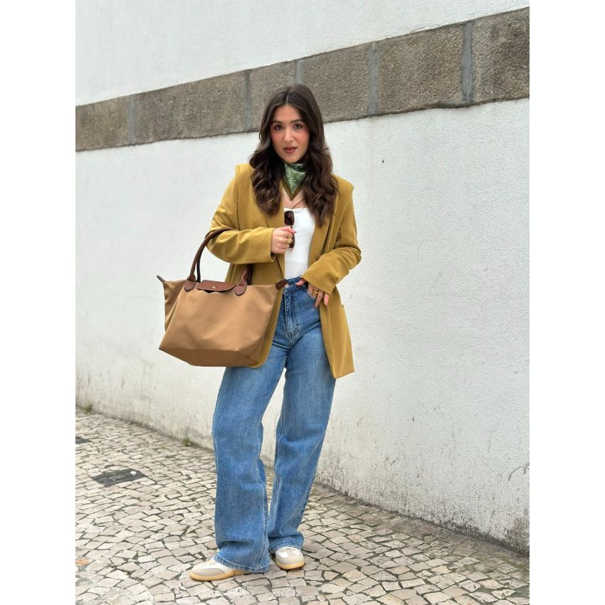 Calças de ganga wide leg