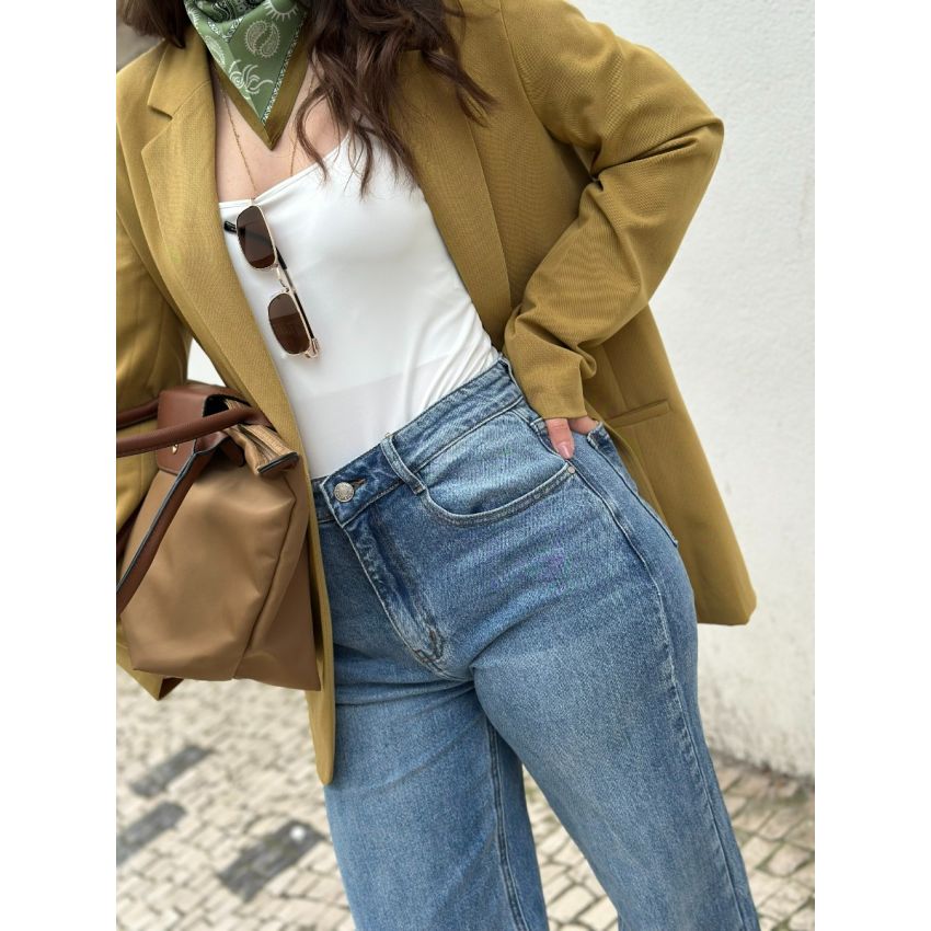 Calças de ganga wide leg